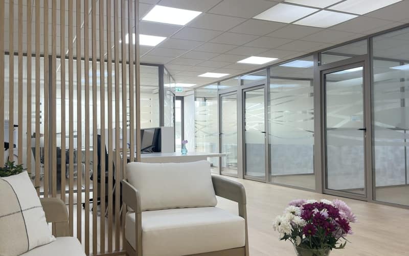 Espace d'accueil du Pavillon à Grasse